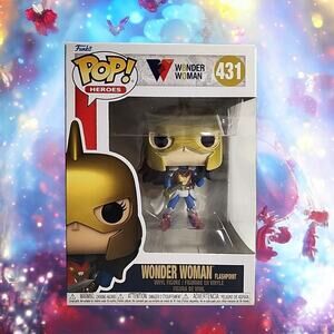 Funko Pop! Wonder Woman Flashpoint #431 DC Heroes 80th Anniversary Vinyl Figure